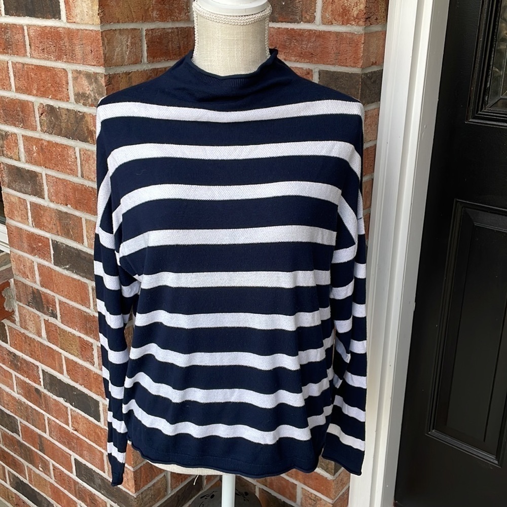Esmara Lightweight Dropped Shoulder Knit Mock Neck Sweater